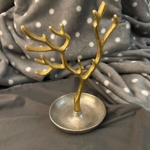 Gold and Silver Jewelry Holder
